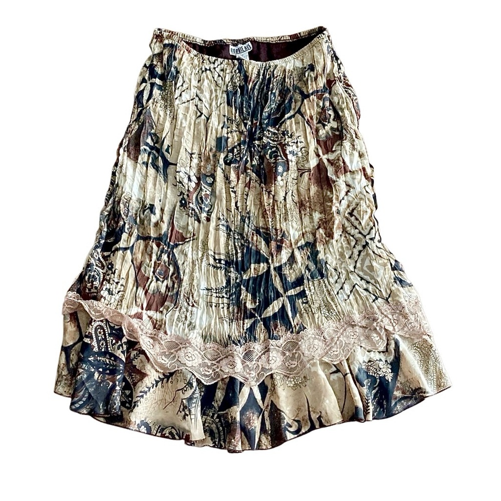 Vintage Robbie Bee Size 10 Bohemian Pleated Skirt